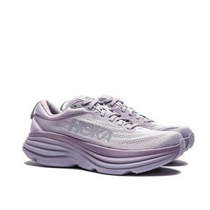 HOKA Bondi 8 Size 9 in Lilac Marble/Elderberry